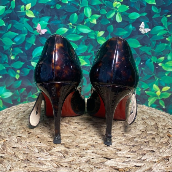 Christian Louboutin tortoise shell strap heels - Picture 4 of 8